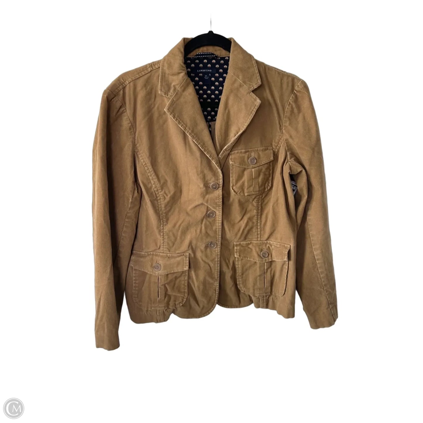 Blazer By Lands End In Tan, Size: Mp