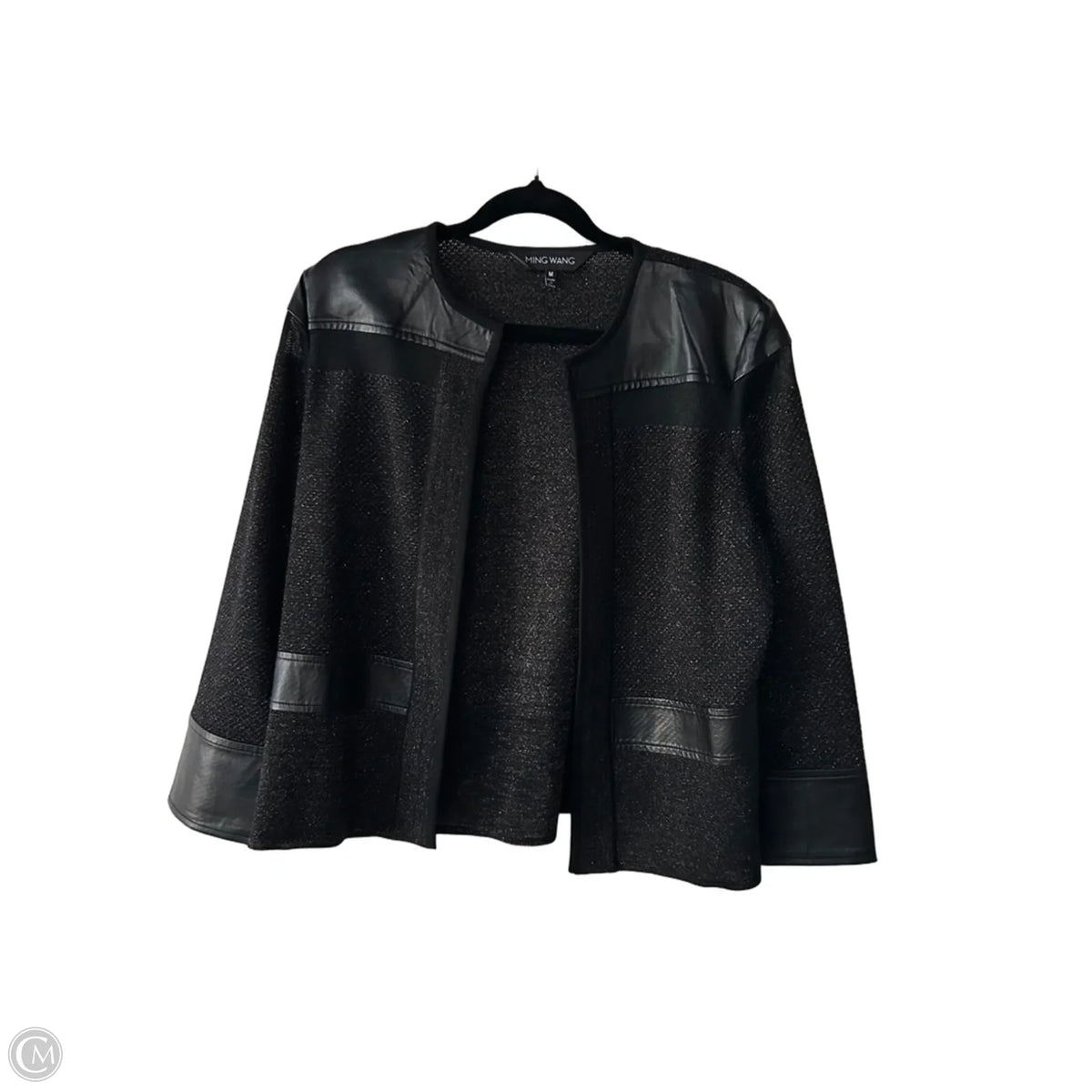 Blazer By Ming Wang In Black, Size: M