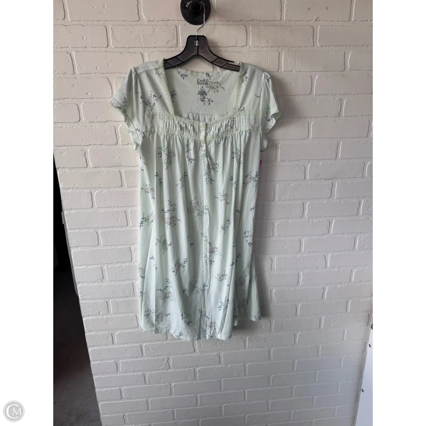 Nightgown By Croft And Barrow In Green, Size: M