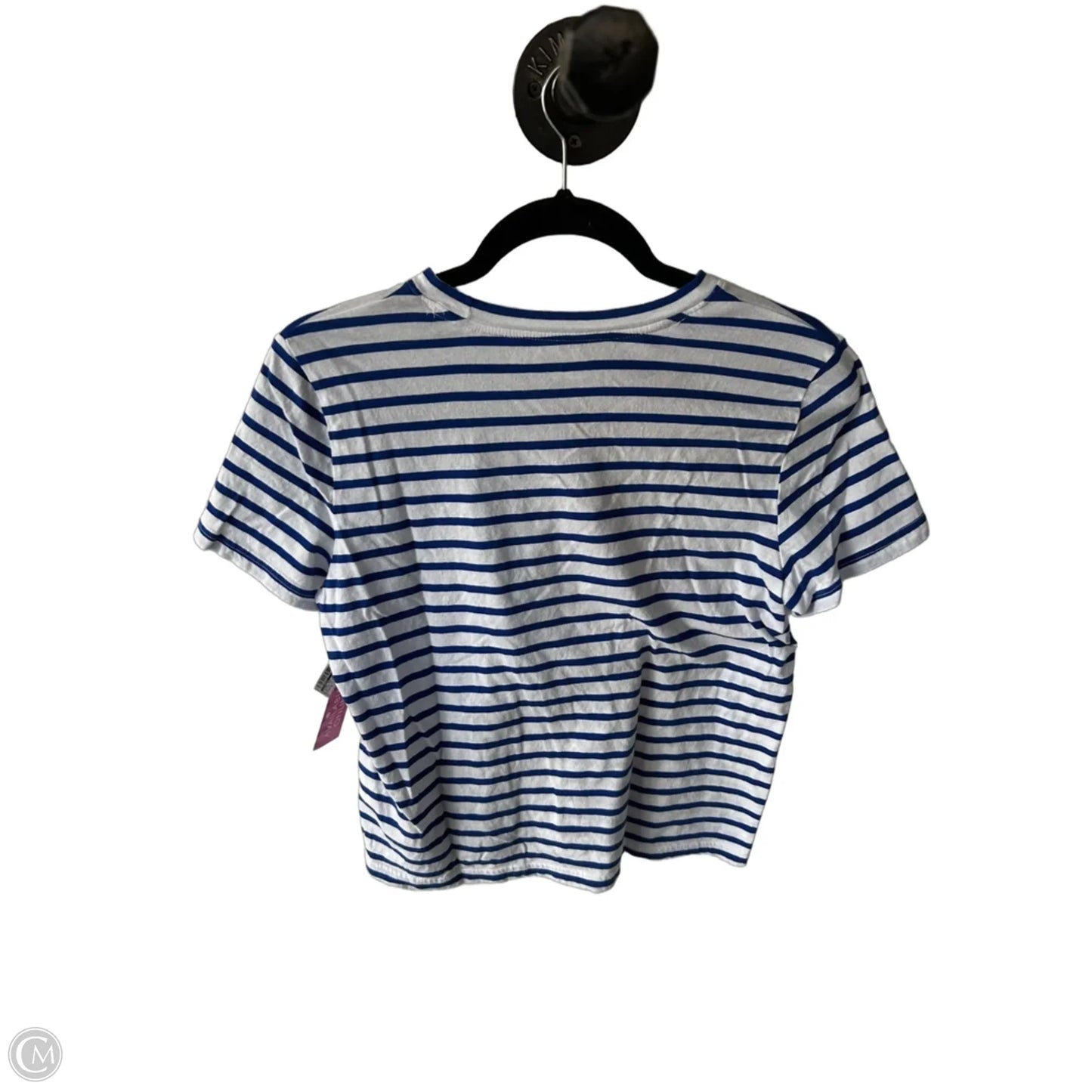 Top Short Sleeve Basic By 1901 In Blue & White, Size: S