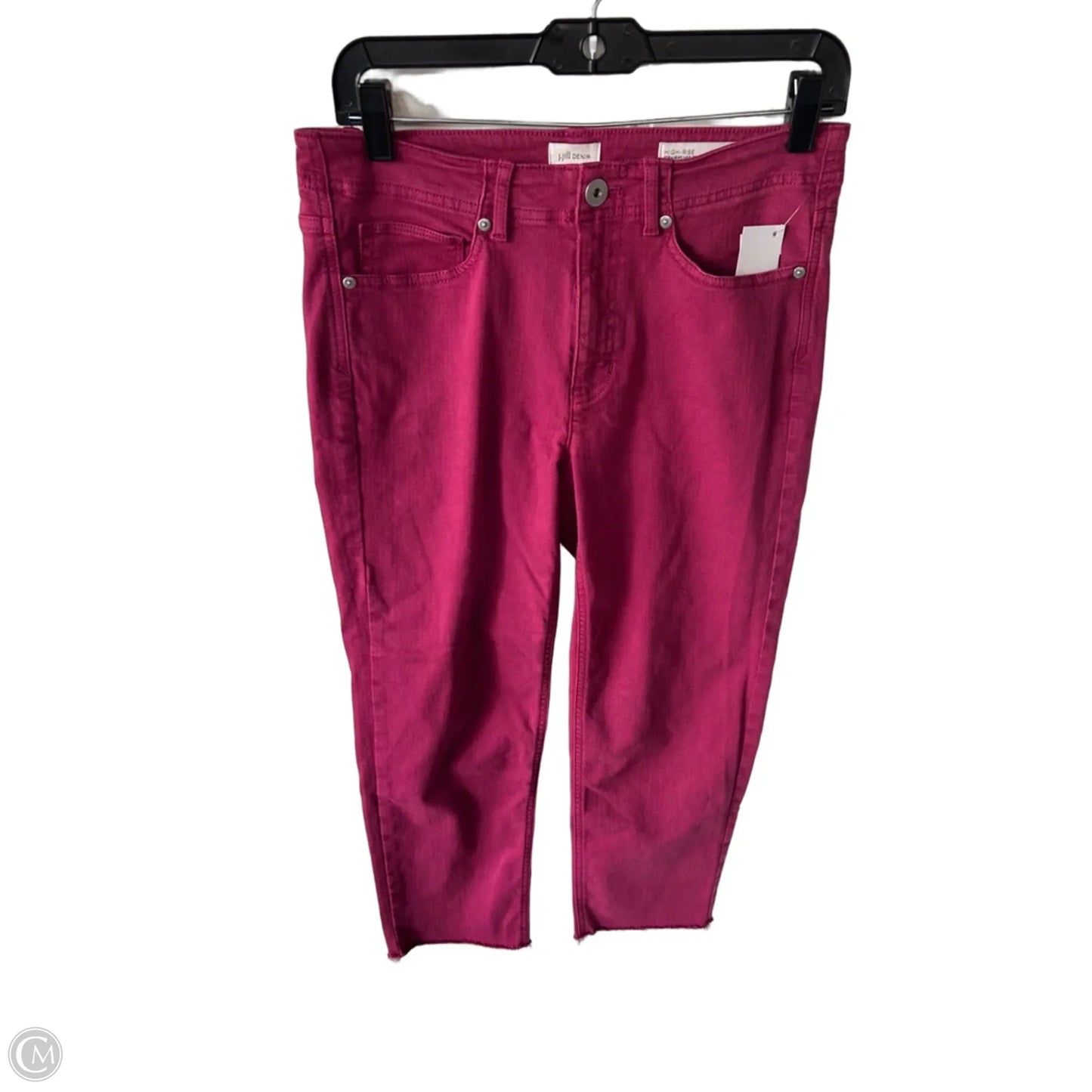 Jeans Cropped By J. Jill In Pink Denim, Size: 4
