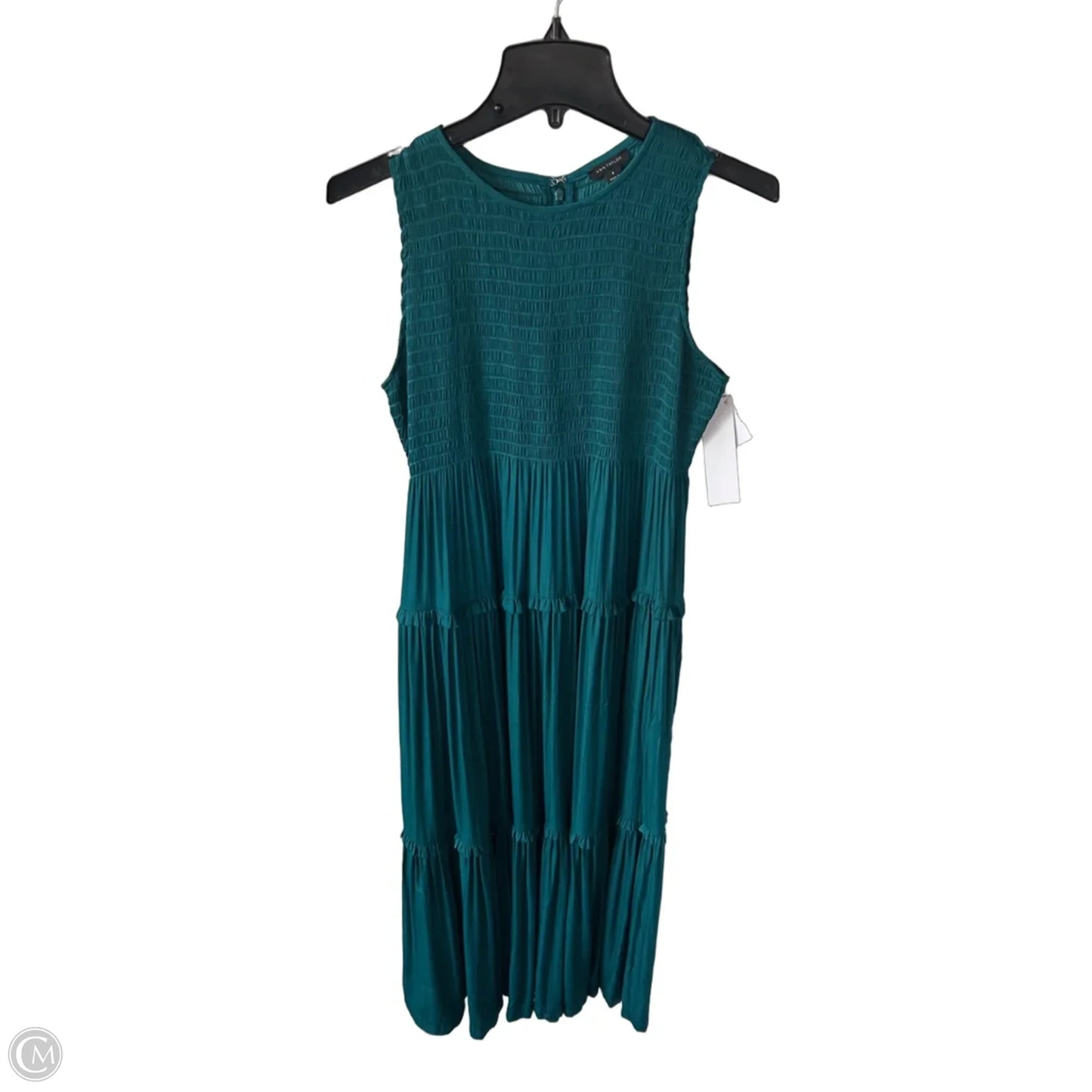Dress Casual Maxi By Ann Taylor In Green, Size: M