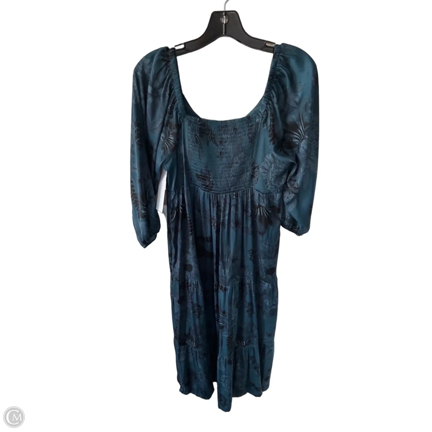 Dress Casual Maxi By Soma In Black & Blue, Size: M