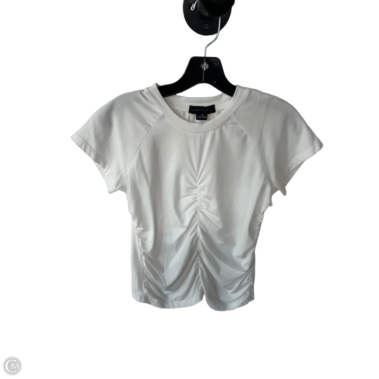Top Short Sleeve Basic By Sanctuary In White, Size: M