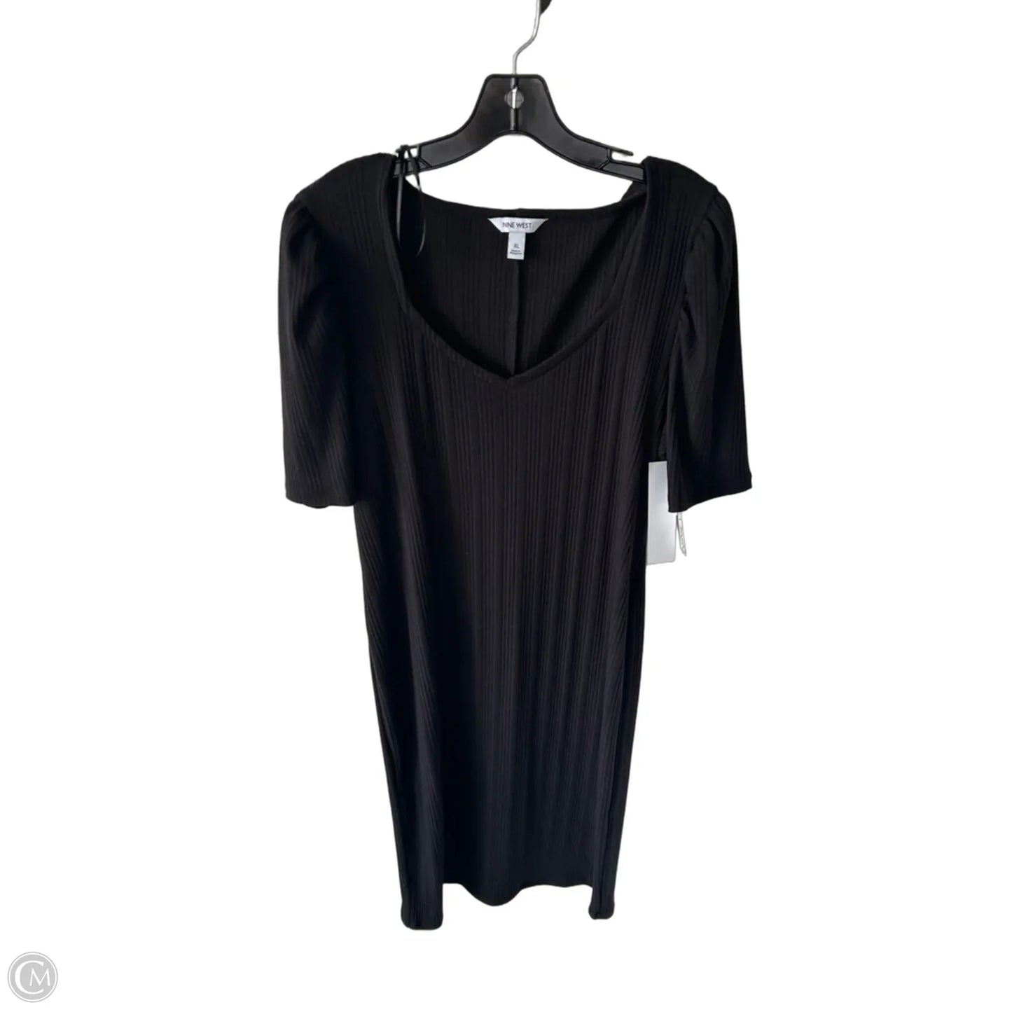 Dress Casual Midi By Nine West In Black, Size: Xl