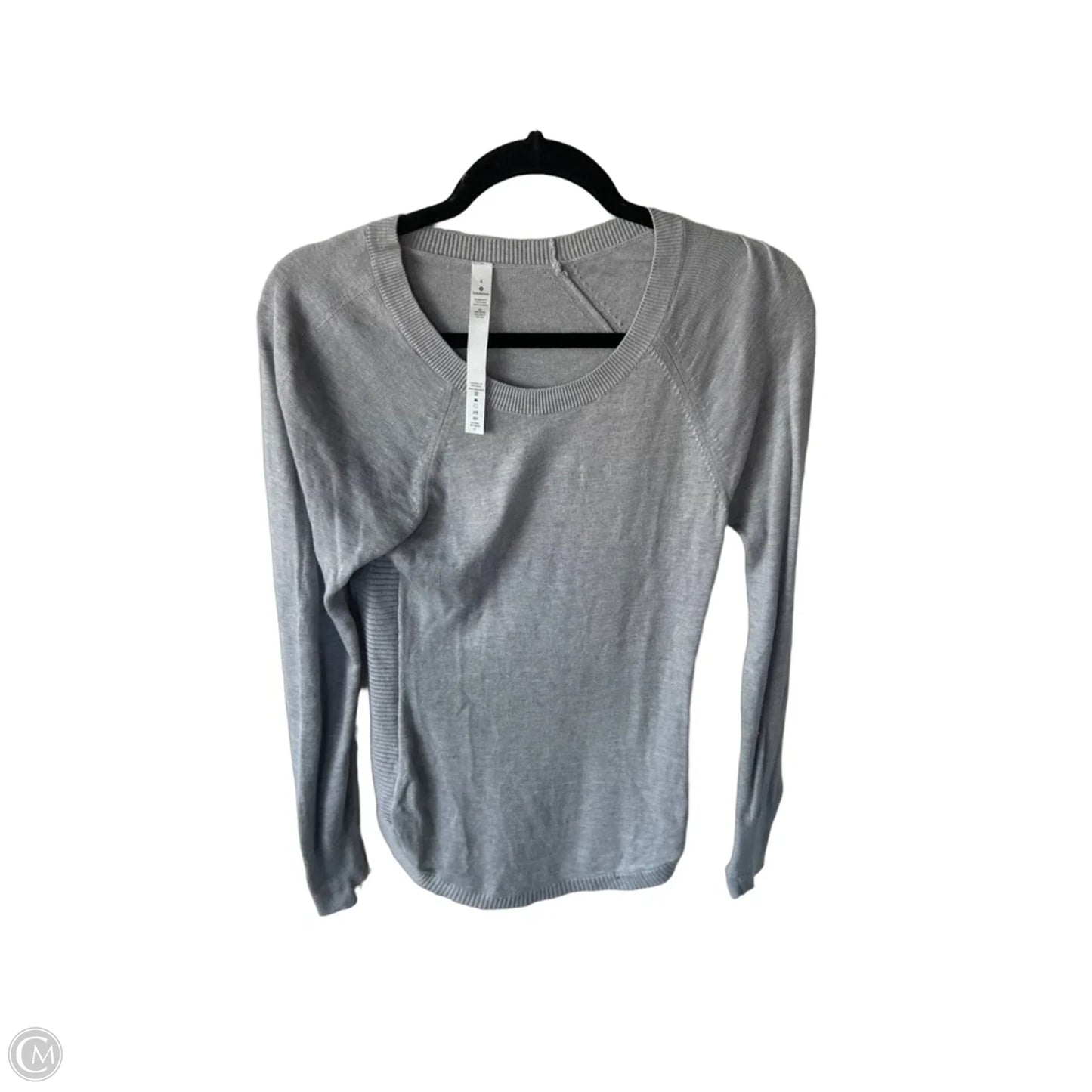 Sweater By Lululemon In Grey, Size: S