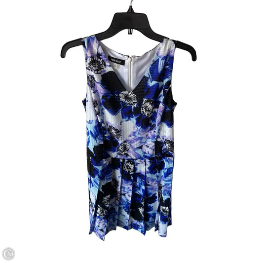 Dress Casual Short By Nine West In Black & Blue, Size: S