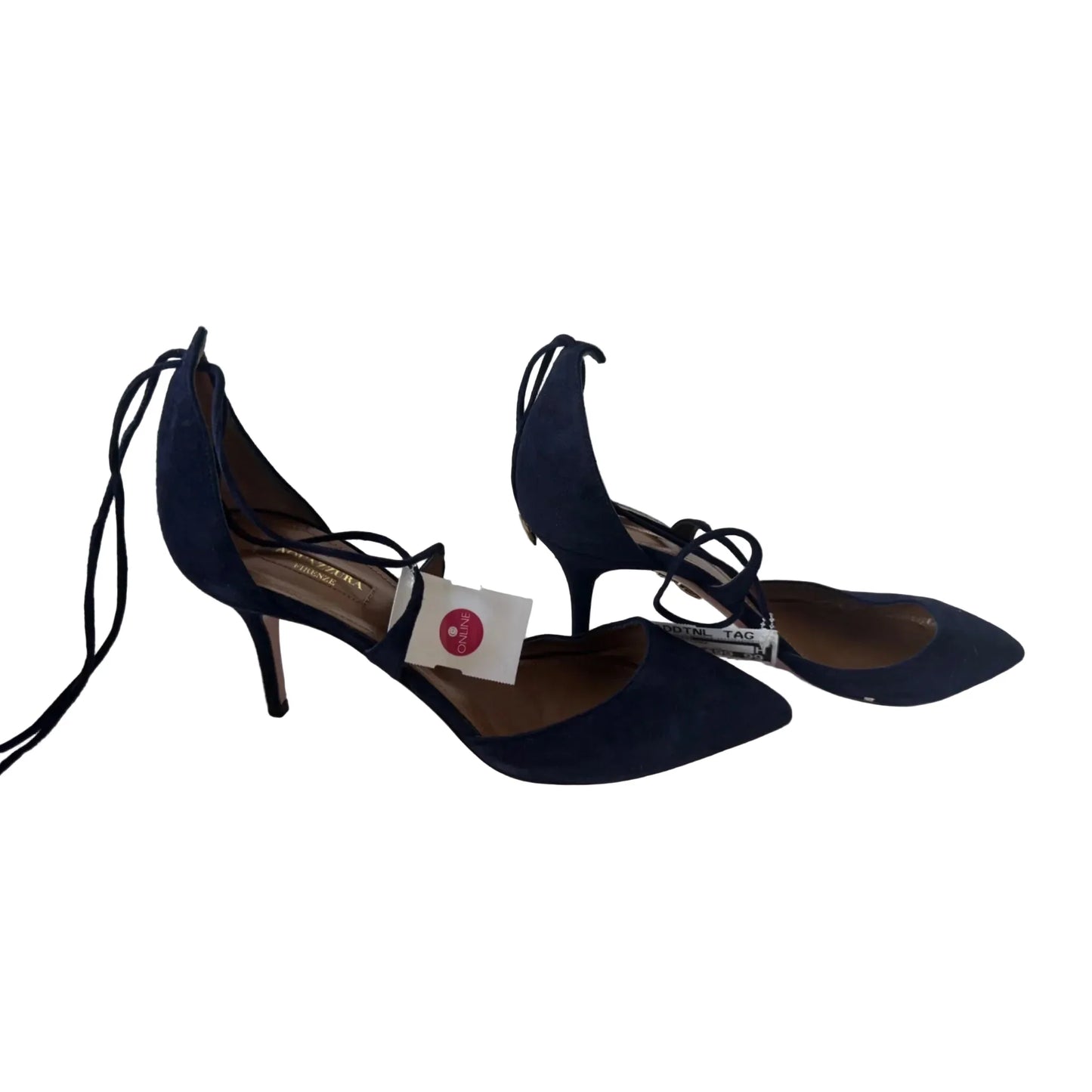 Shoes Designer By Aquazzura In Navy, Size: 8.5