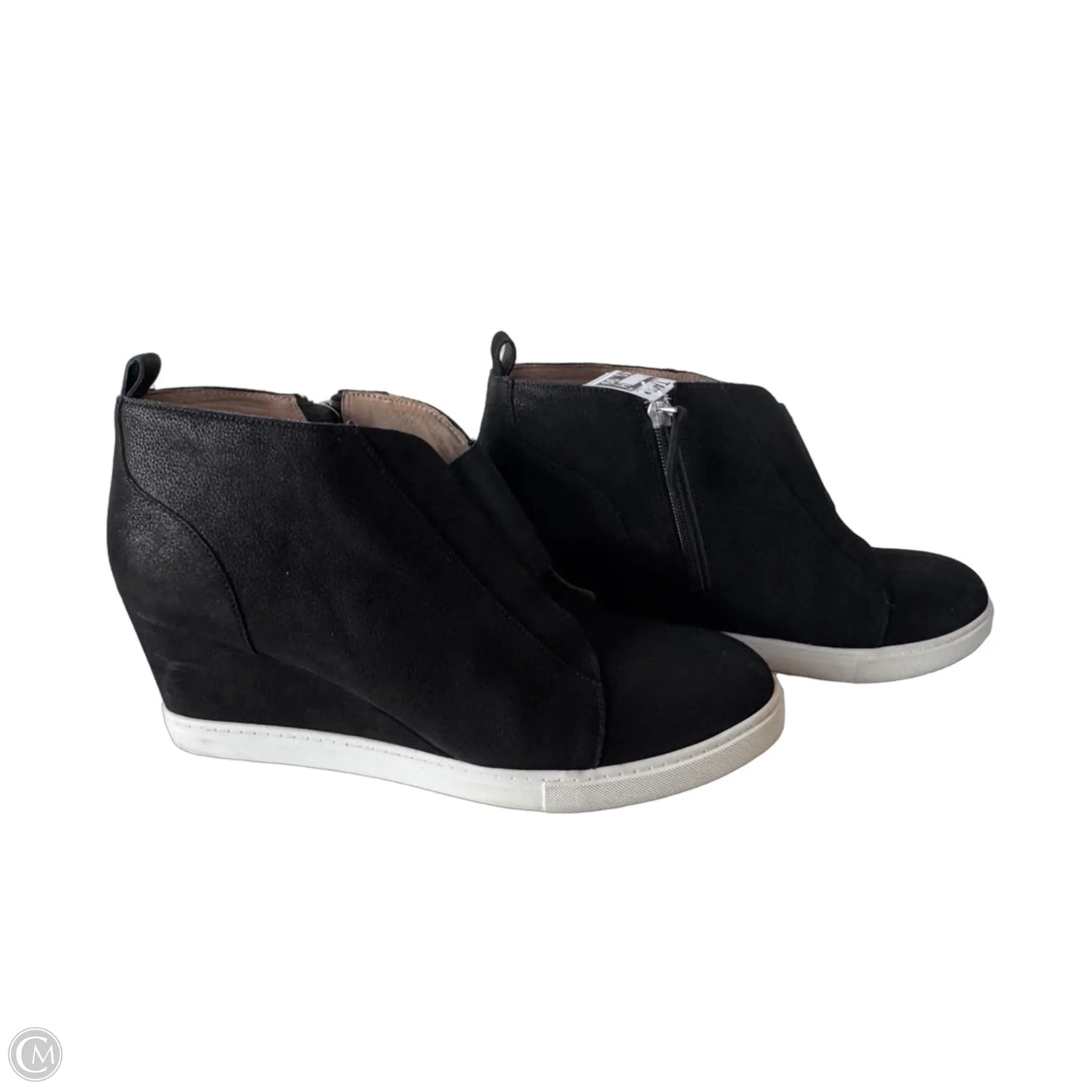 Boots Ankle Heels By Linea Paolo In Black, Size: 12