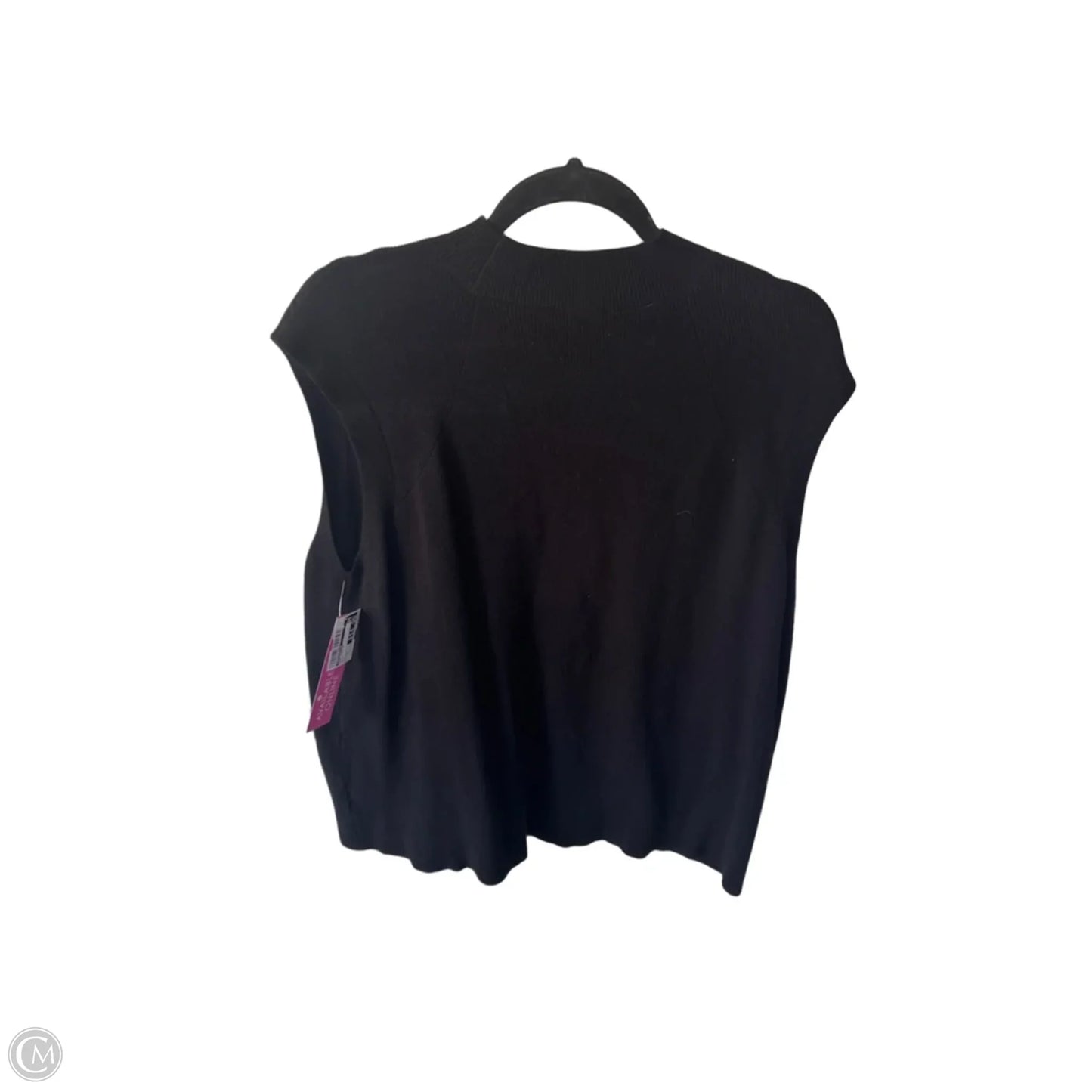 Vest Sweater By Worthington In Black, Size: 1x