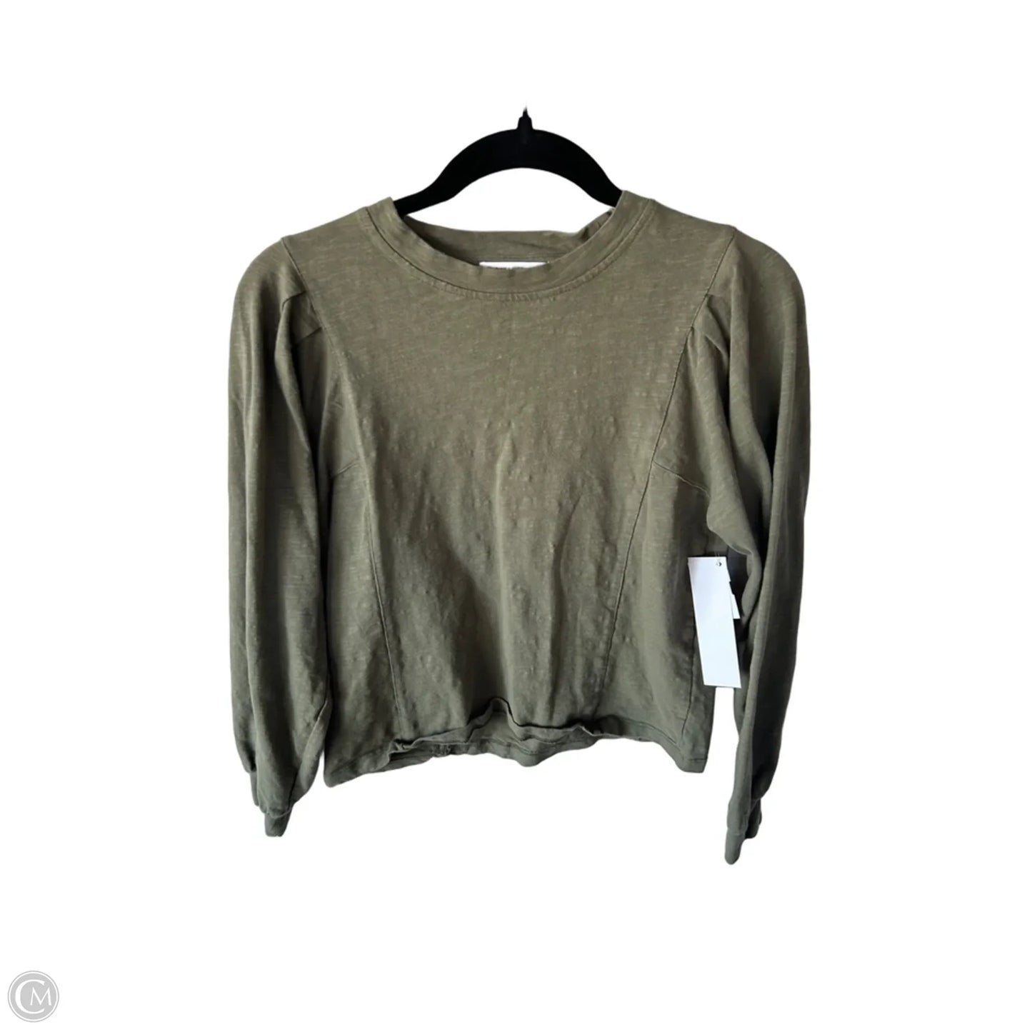 Top Long Sleeve By Marine Layer In Green, Size: S