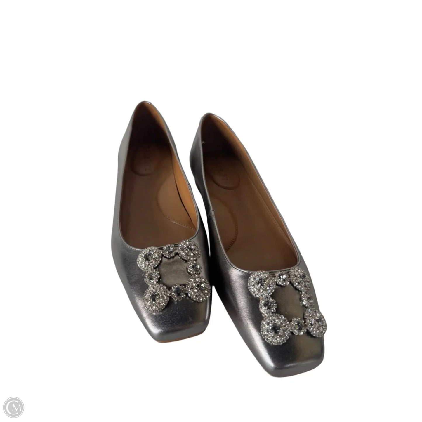 Shoes Flats By Talbots In Silver, Size: 7.5