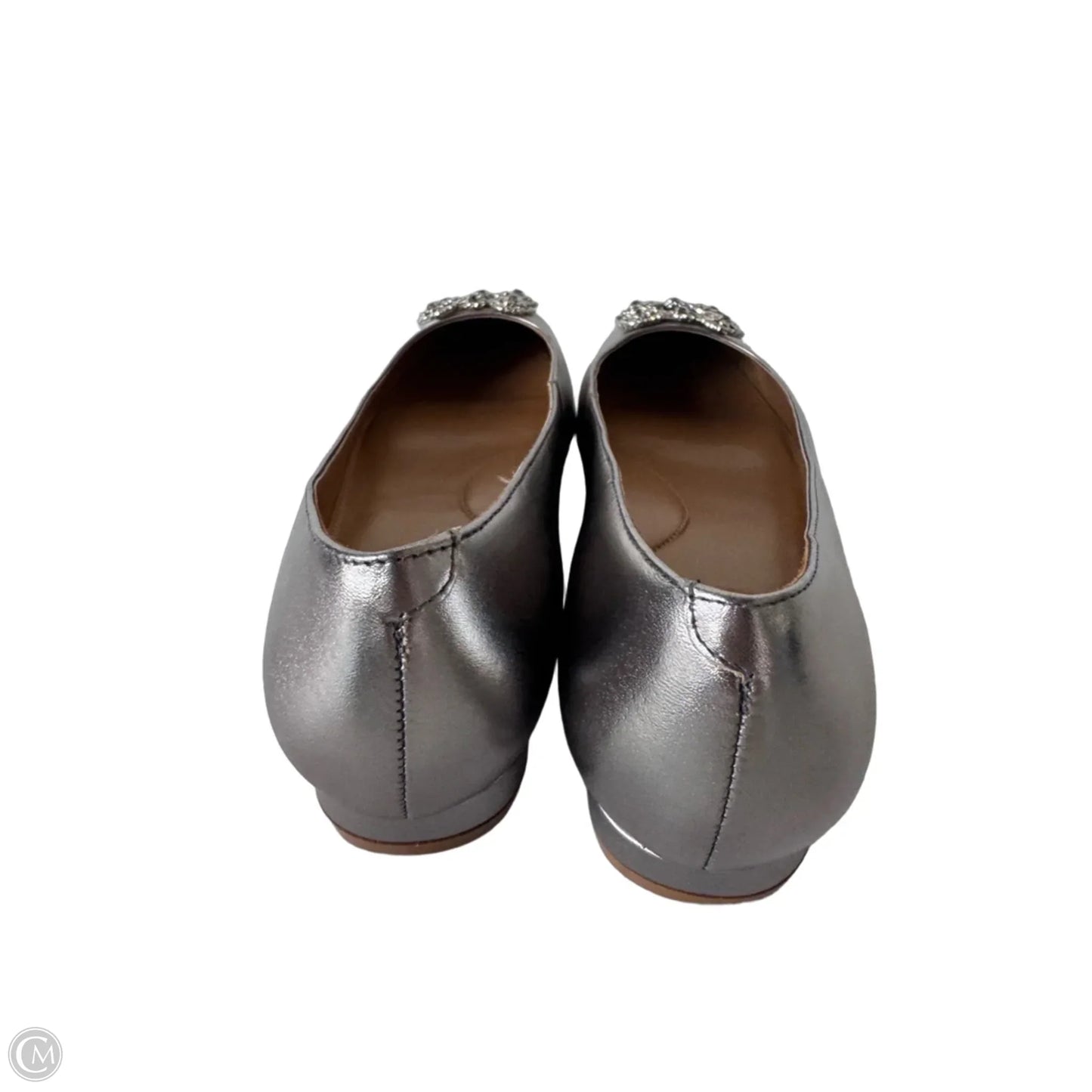 Shoes Flats By Talbots In Silver, Size: 7.5