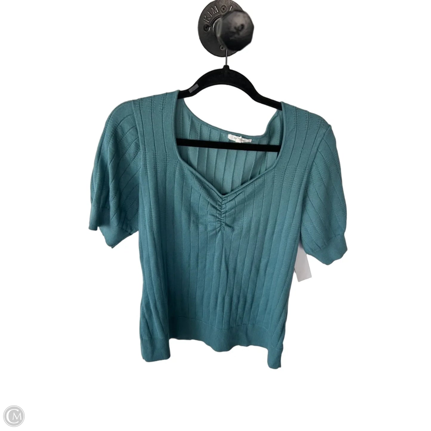 Sweater Short Sleeve By Maurices In Blue, Size: L