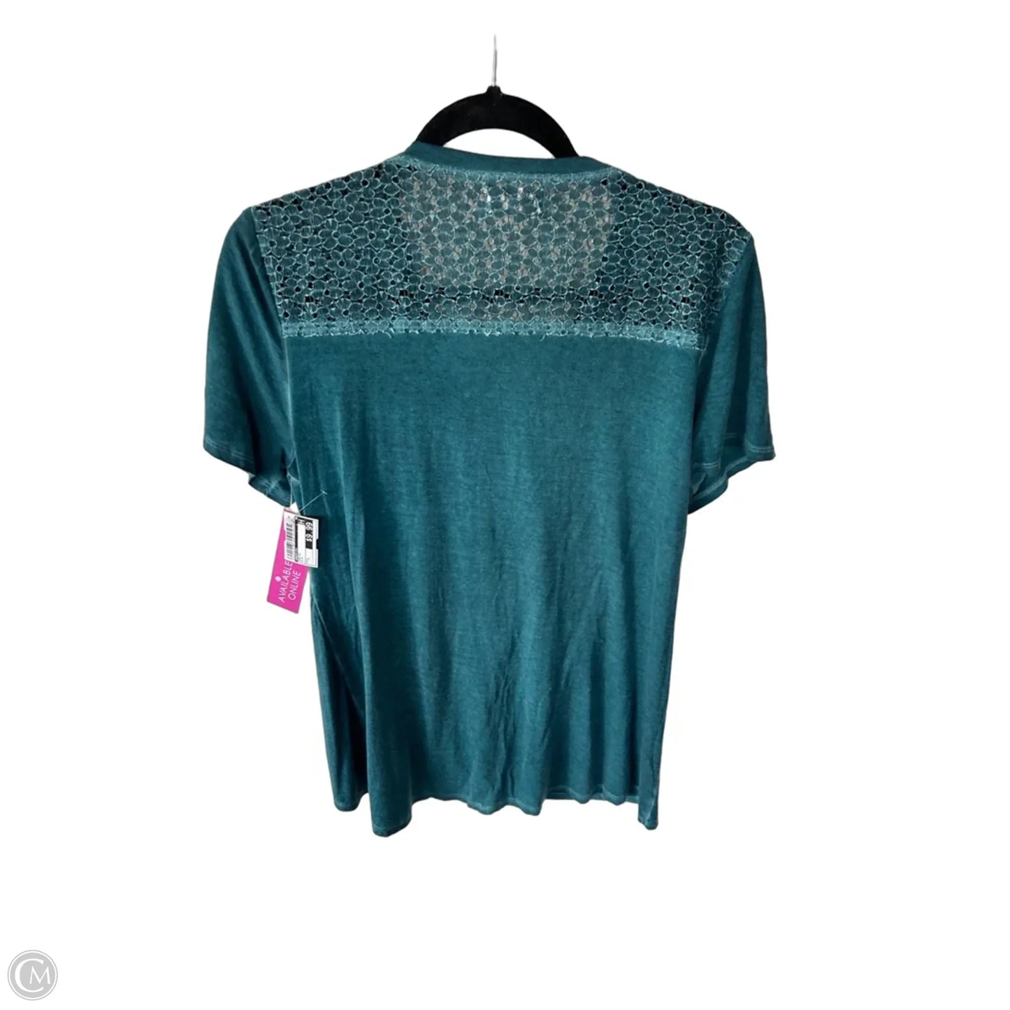 Top Short Sleeve By Maurices In Blue, Size: L