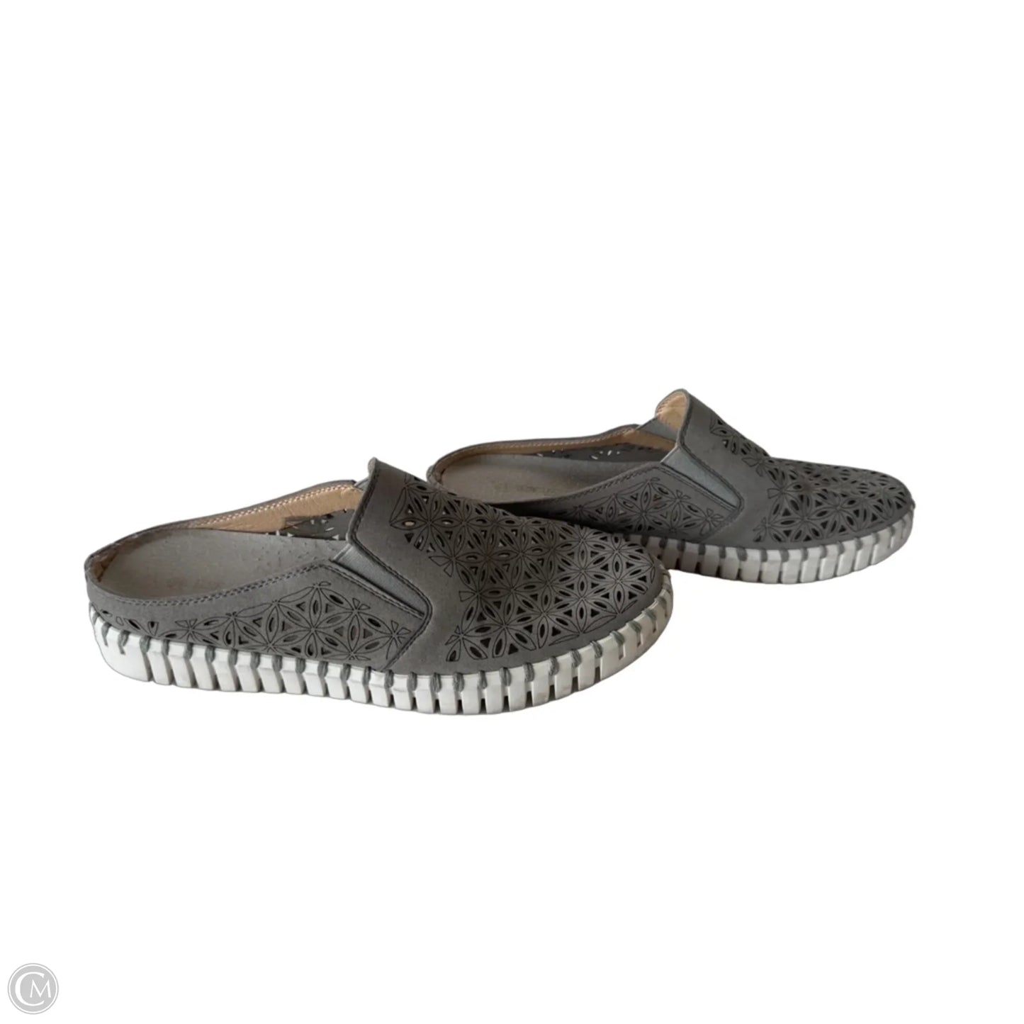 Shoes Flats By Cmc In Grey, Size: 8.5
