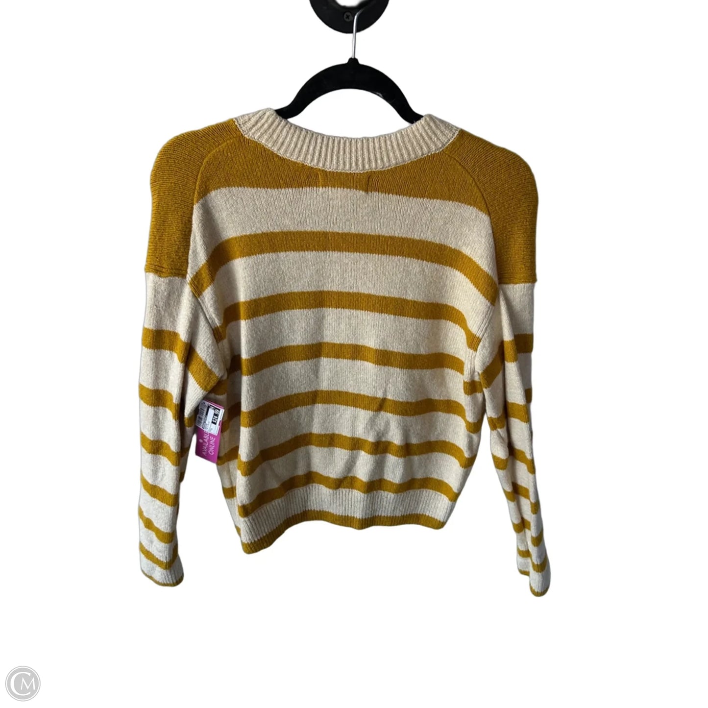 Sweater By Banana Republic In Tan & Yellow, Size: S