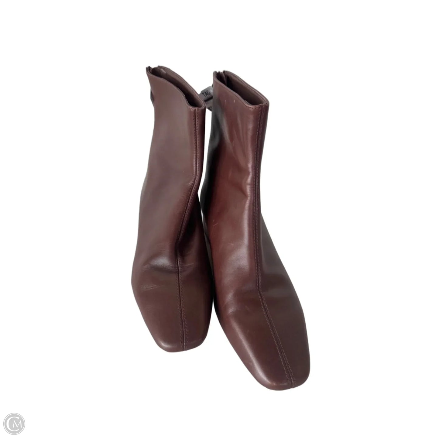 Boots Ankle Heels By J. Crew In Brown & Gold, Size: 7.5