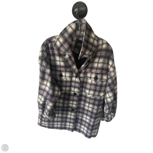 Coat Other By Forever In Blue & Tan, Size: S