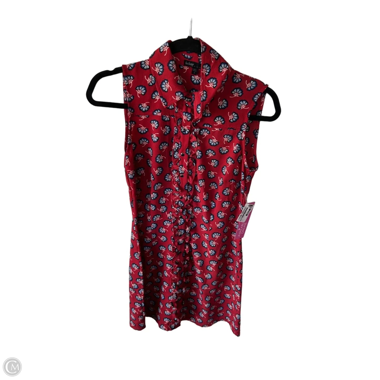 Dress Casual Short By Bebop In Blue & Red & White, Size: S