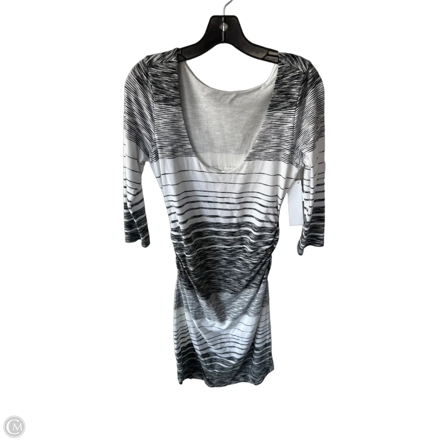 Dress Casual Midi By Athleta In Black & White, Size: S