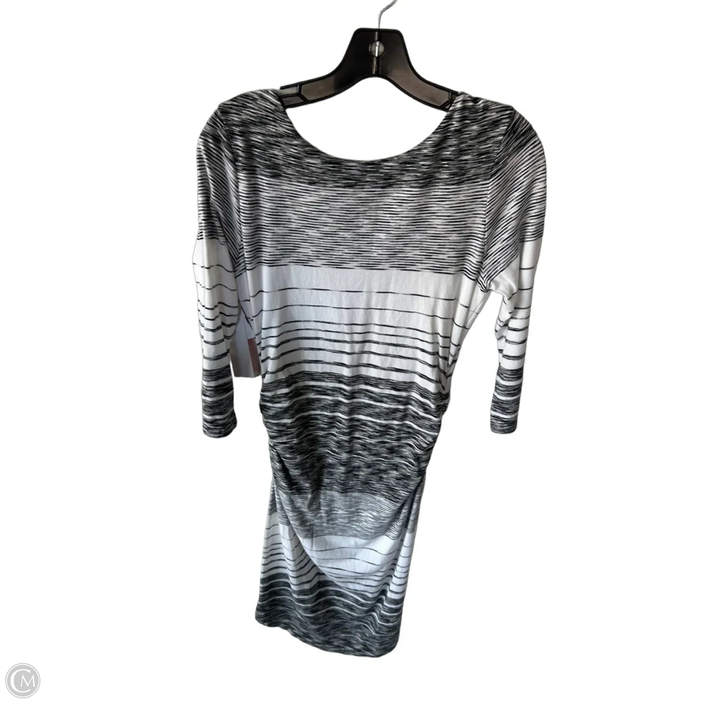 Dress Casual Midi By Athleta In Black & White, Size: S