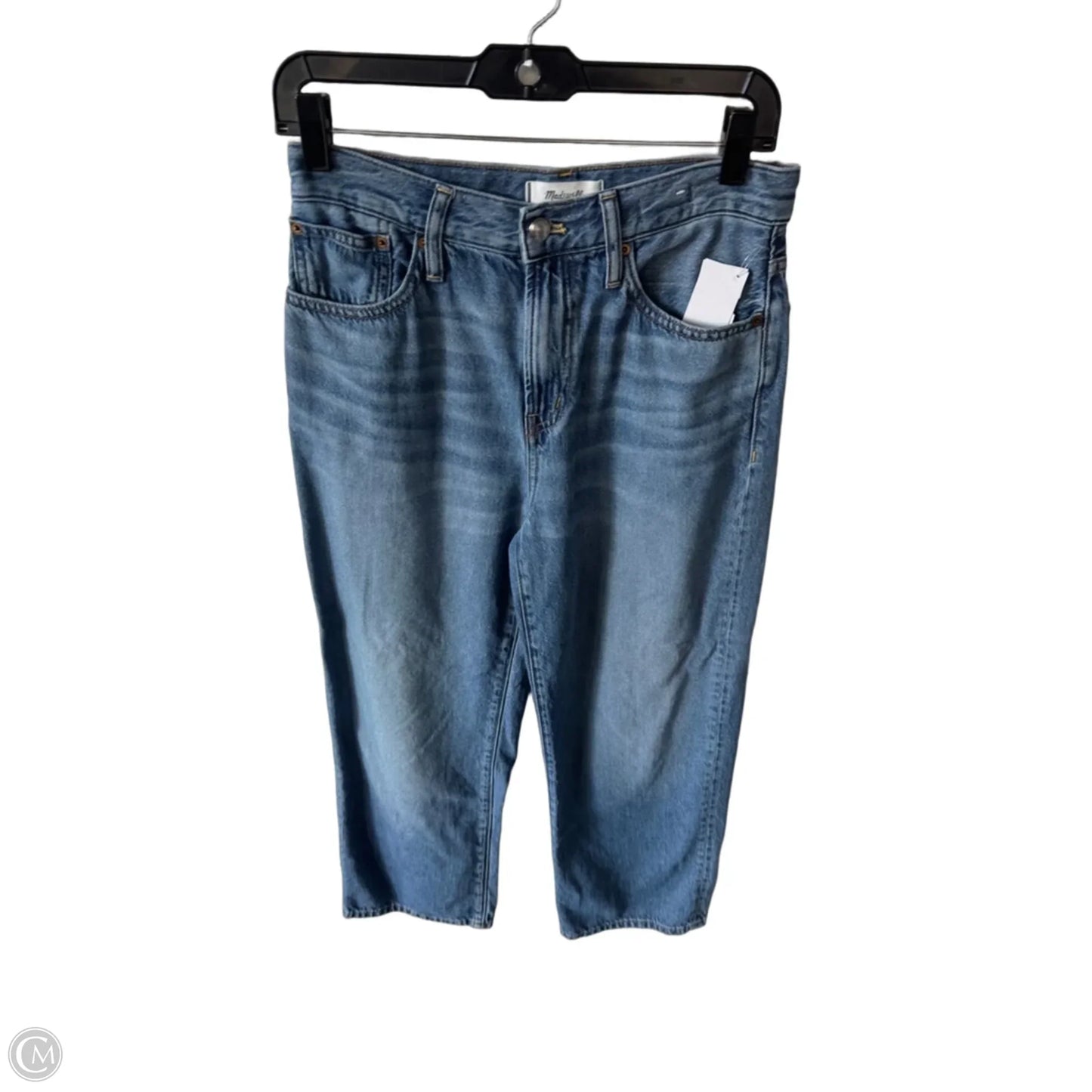 Jeans Cropped By Madewell In Blue Denim, Size: 2