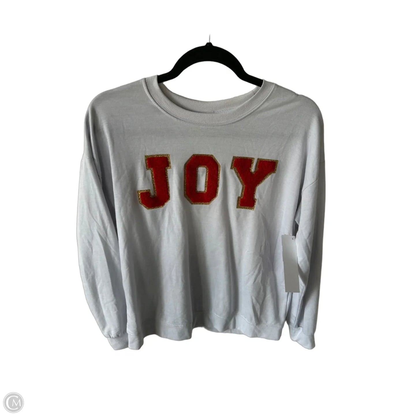 Sweatshirt Crewneck By Philosophy In White, Size: M