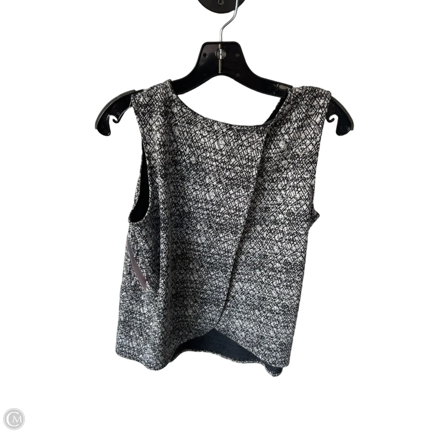 Top Sleeveless By Nic + Zoe In Grey & White, Size: S
