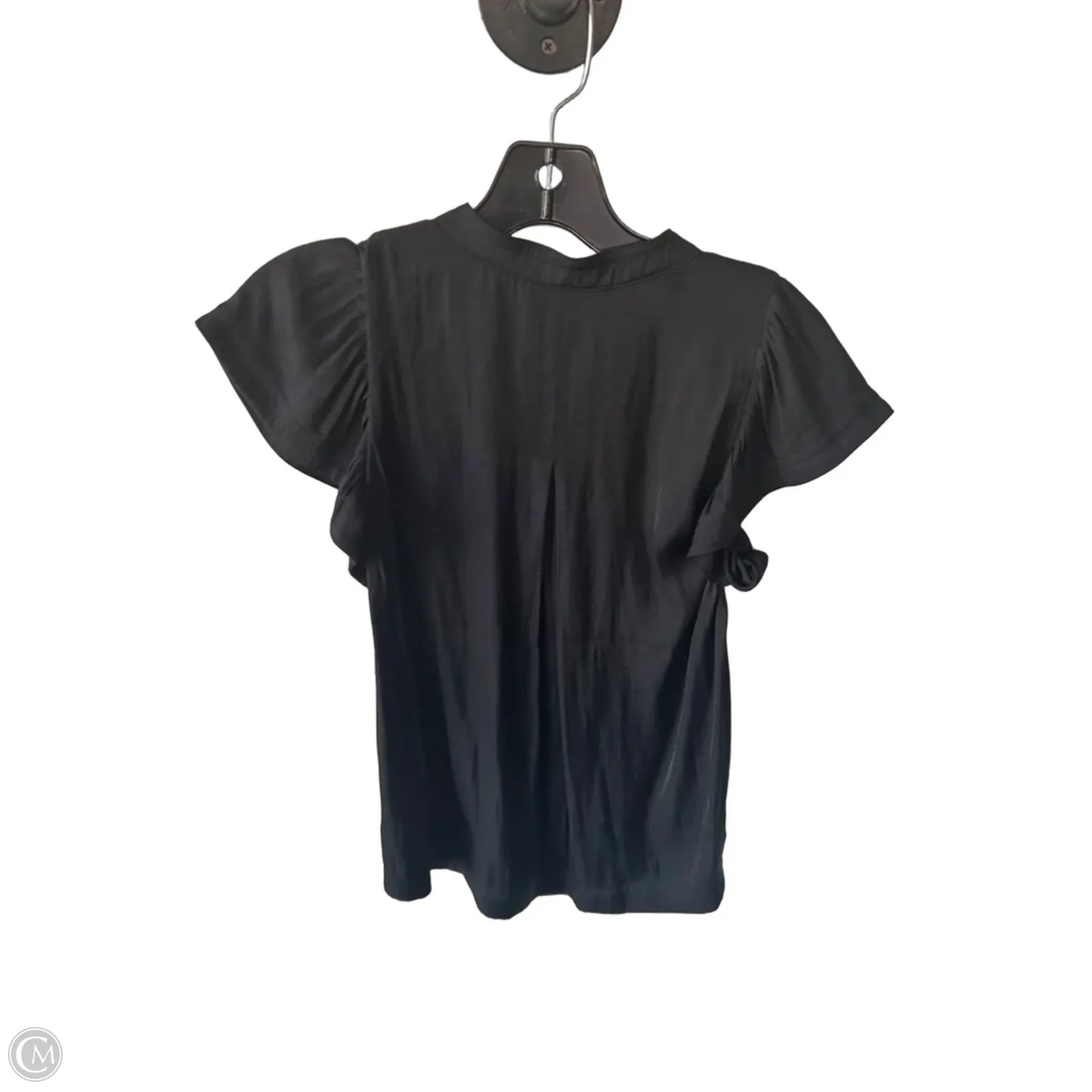 Top Short Sleeve By Banana Republic In Black, Size: Xs