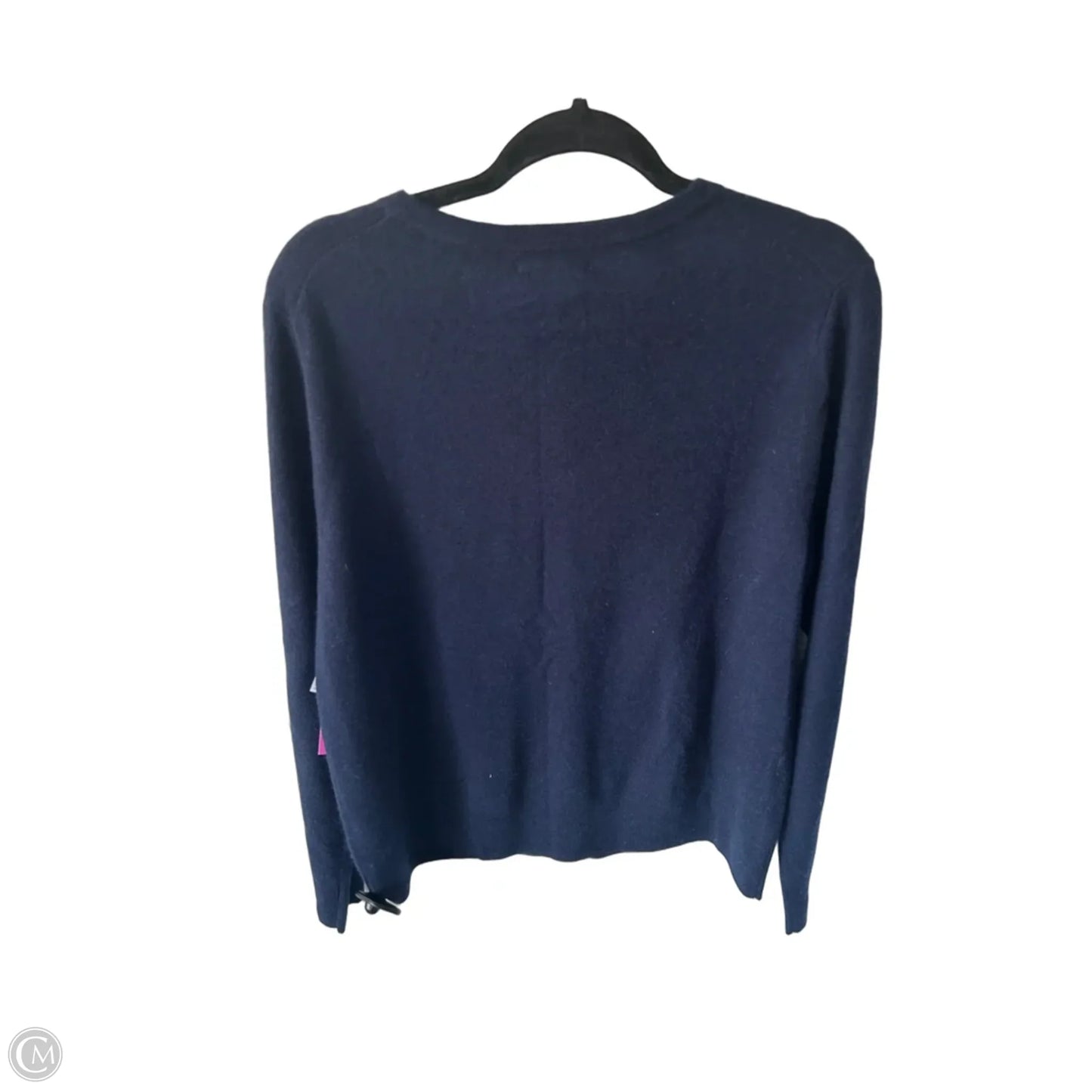 Sweater Cardigan Cashmere By Quince In Blue, Size: L