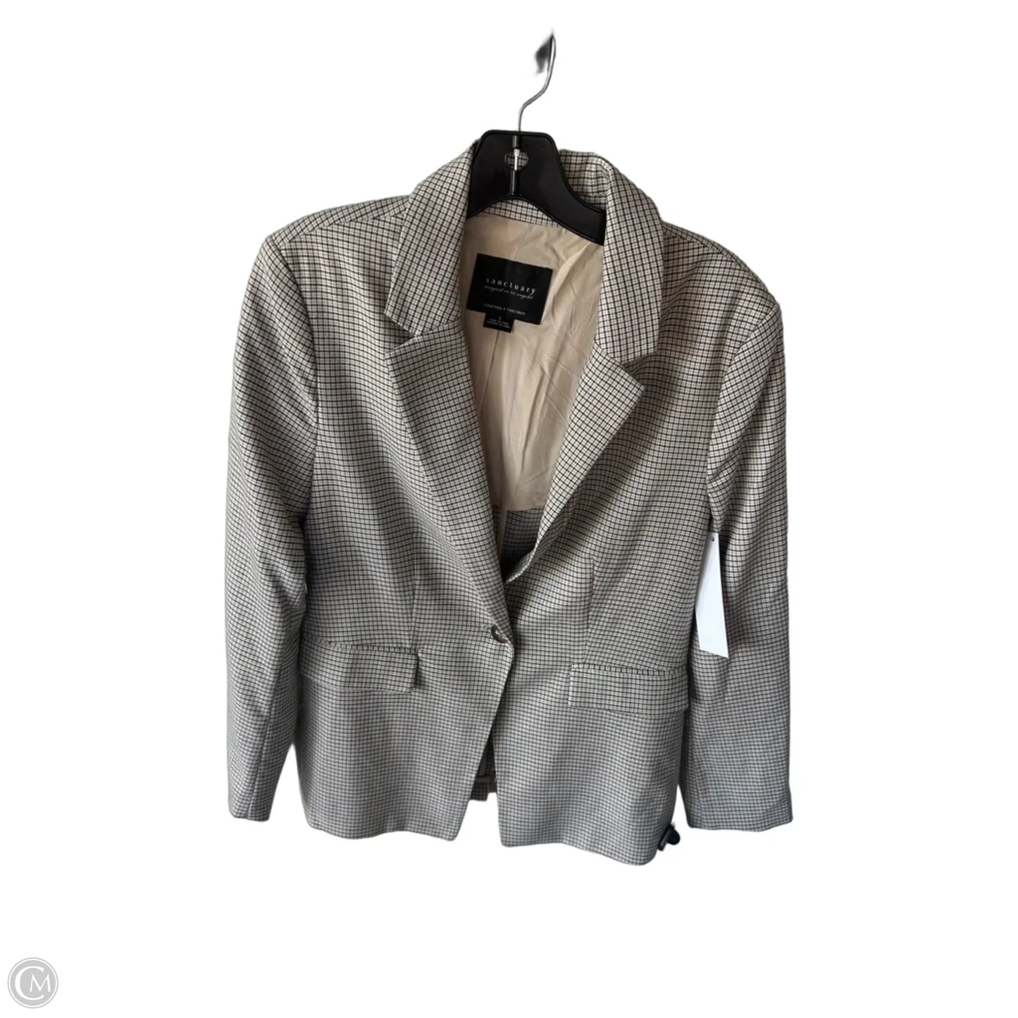 Blazer By Sanctuary In Black & Tan, Size: S