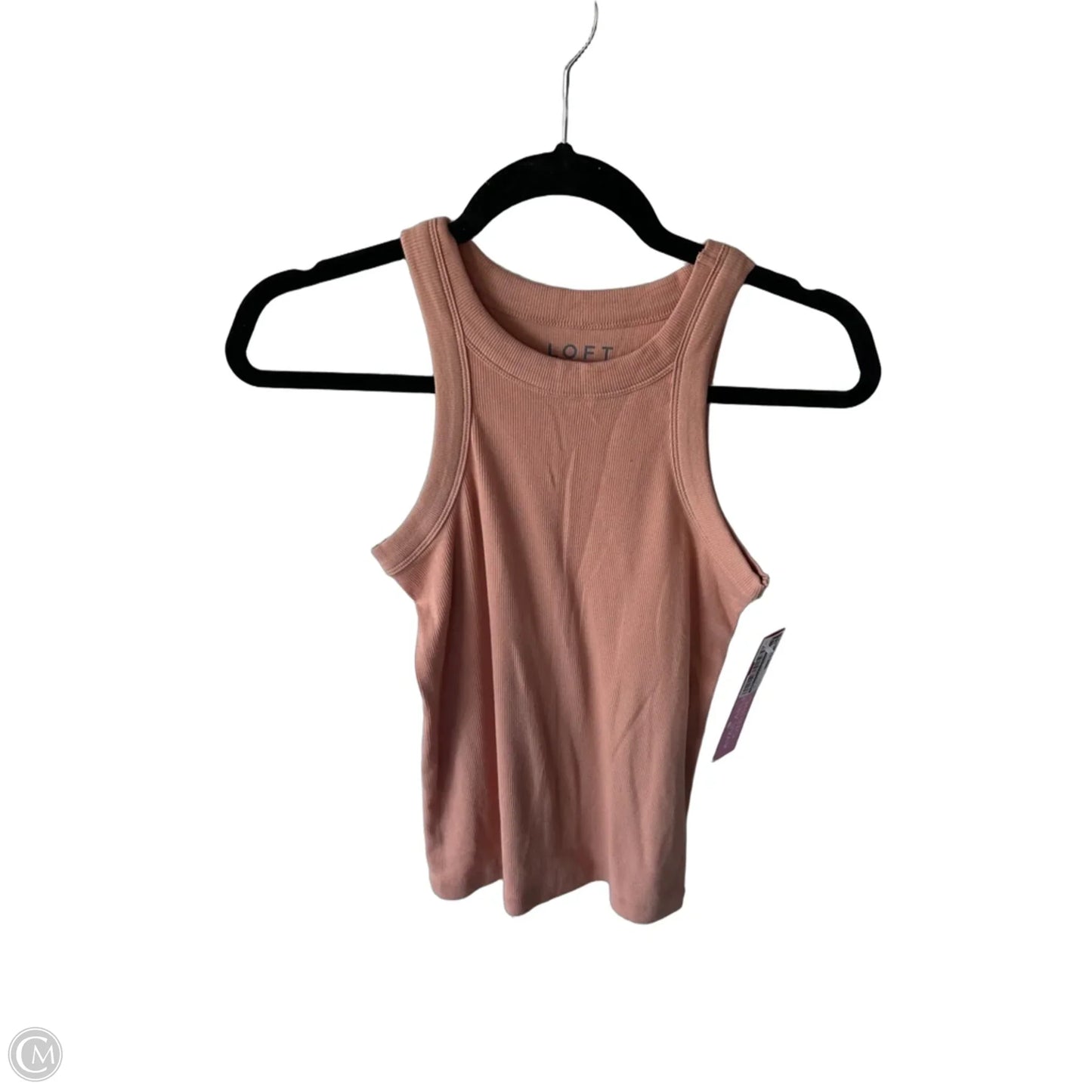 Top Sleeveless Basic By Loft In Peach, Size: S