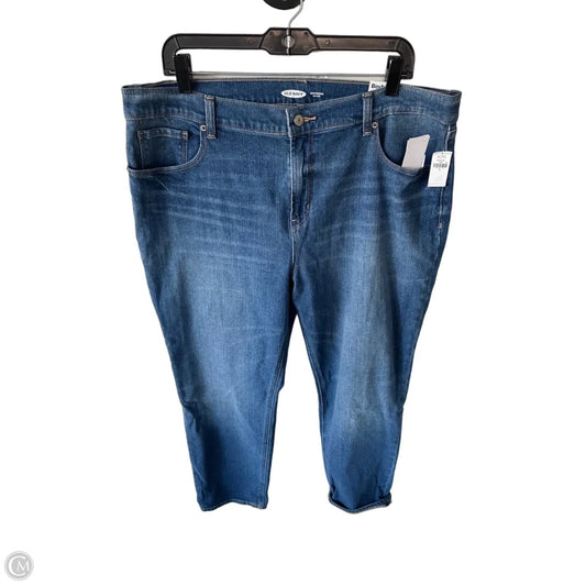 Jeans Boyfriend By Old Navy In Blue Denim, Size: 16