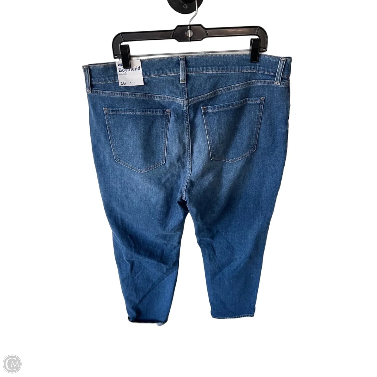 Jeans Boyfriend By Old Navy In Blue Denim, Size: 16