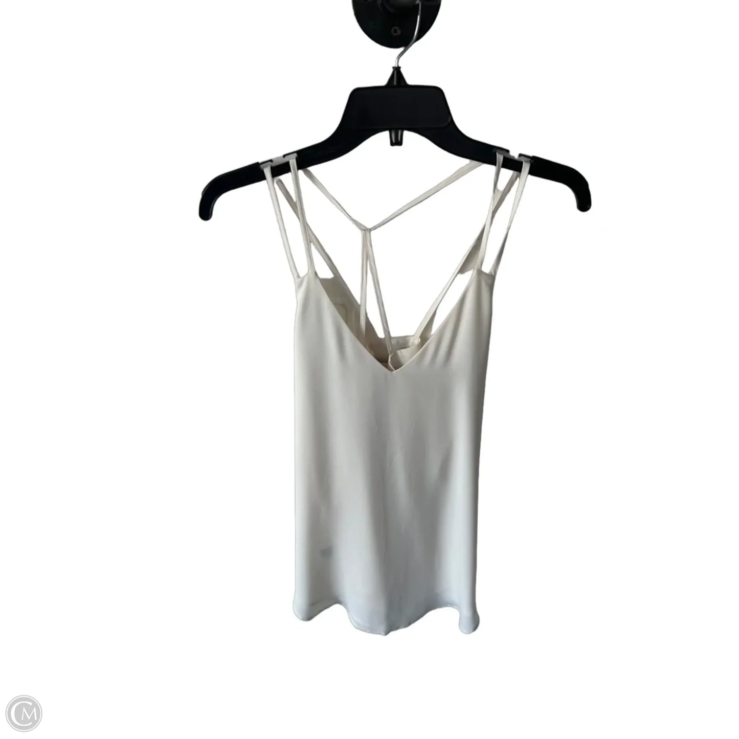 Top Sleeveless By Loft In Cream, Size: Xs