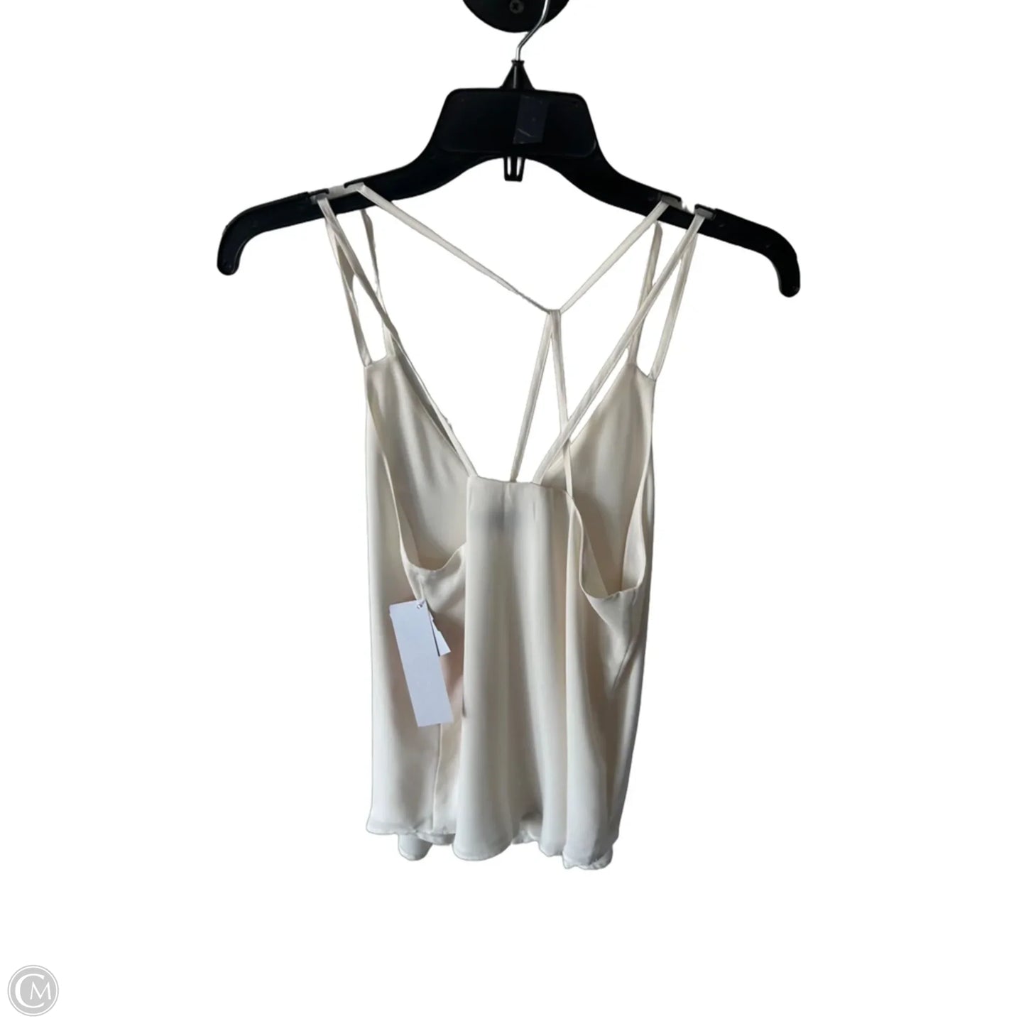 Top Sleeveless By Loft In Cream, Size: Xs