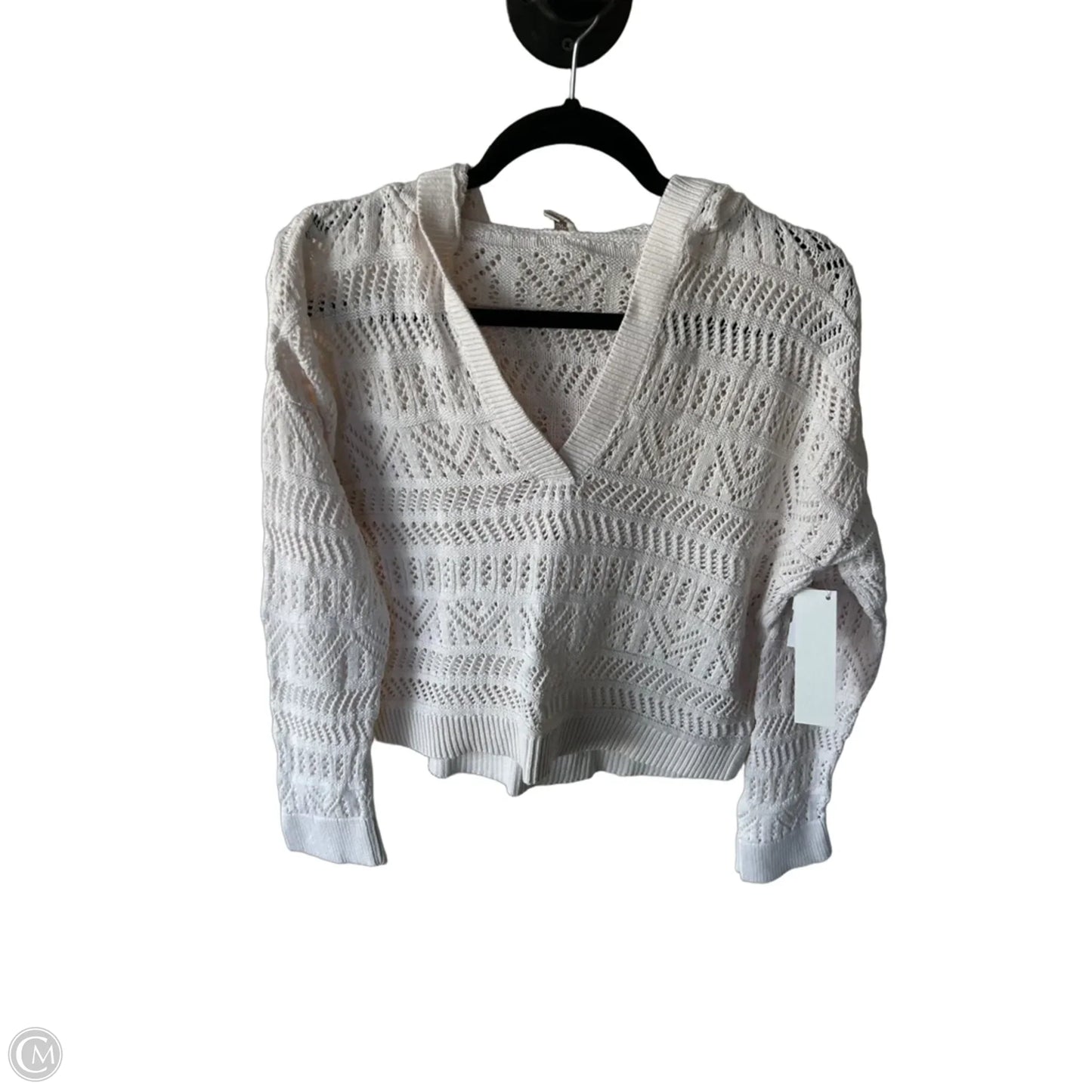 Sweater By Loft In Cream, Size: S