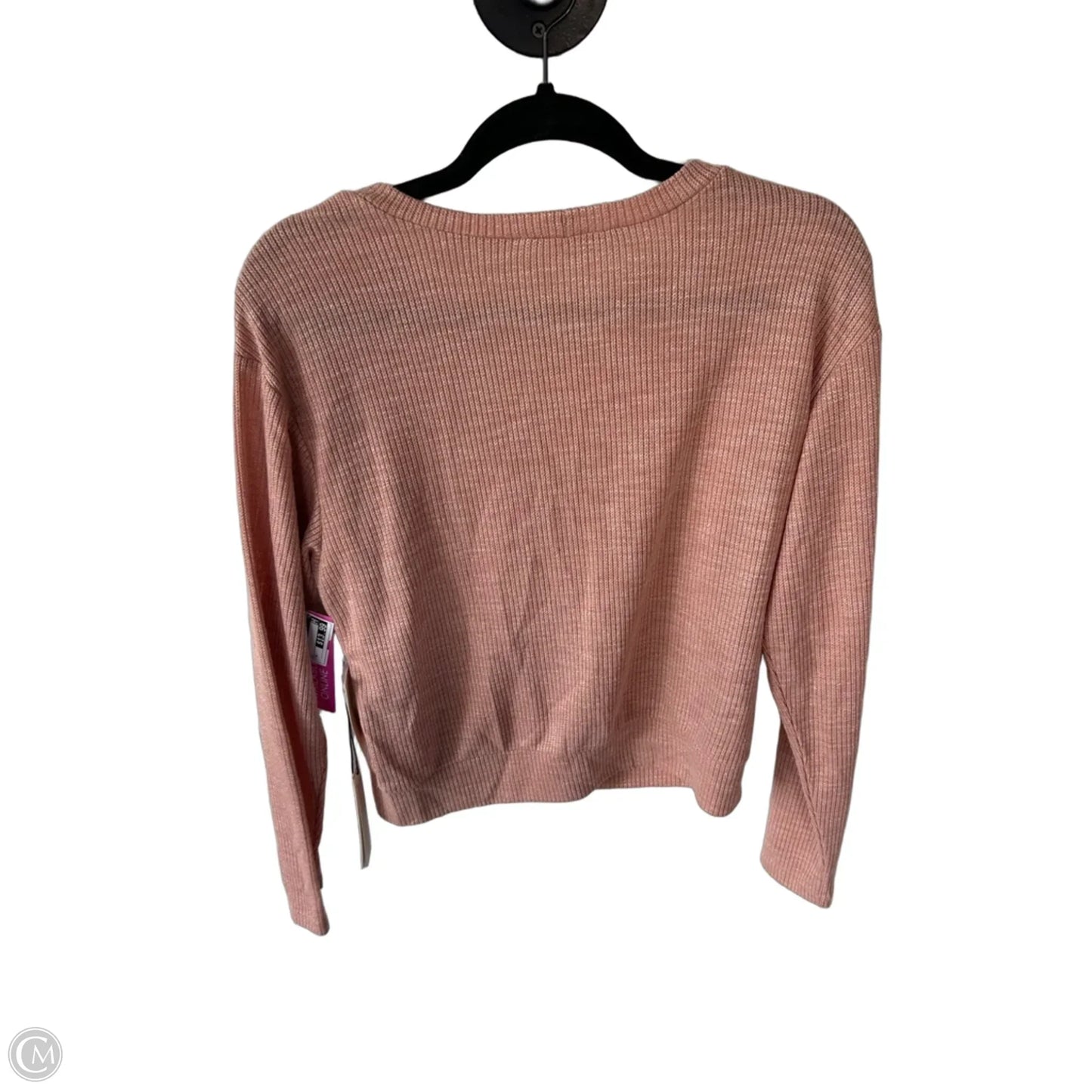 Top Long Sleeve By June & Hudson In Pink, Size: M