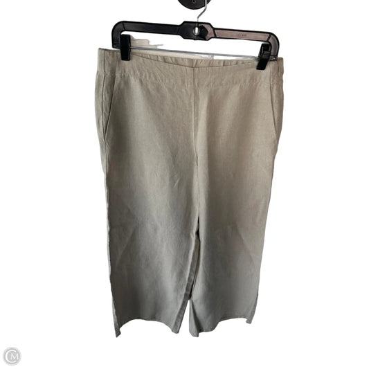 Pants Linen By J. Jill In Tan, Size: S