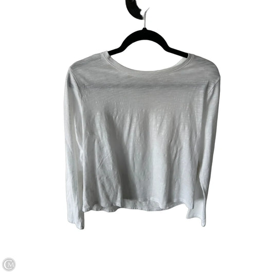 Top Long Sleeve Basic By Sonoma In White, Size: Lp