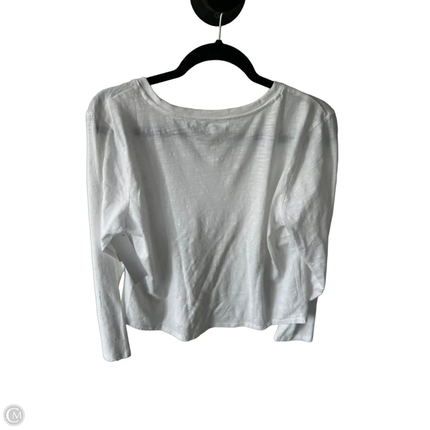 Top Long Sleeve Basic By Sonoma In White, Size: Lp