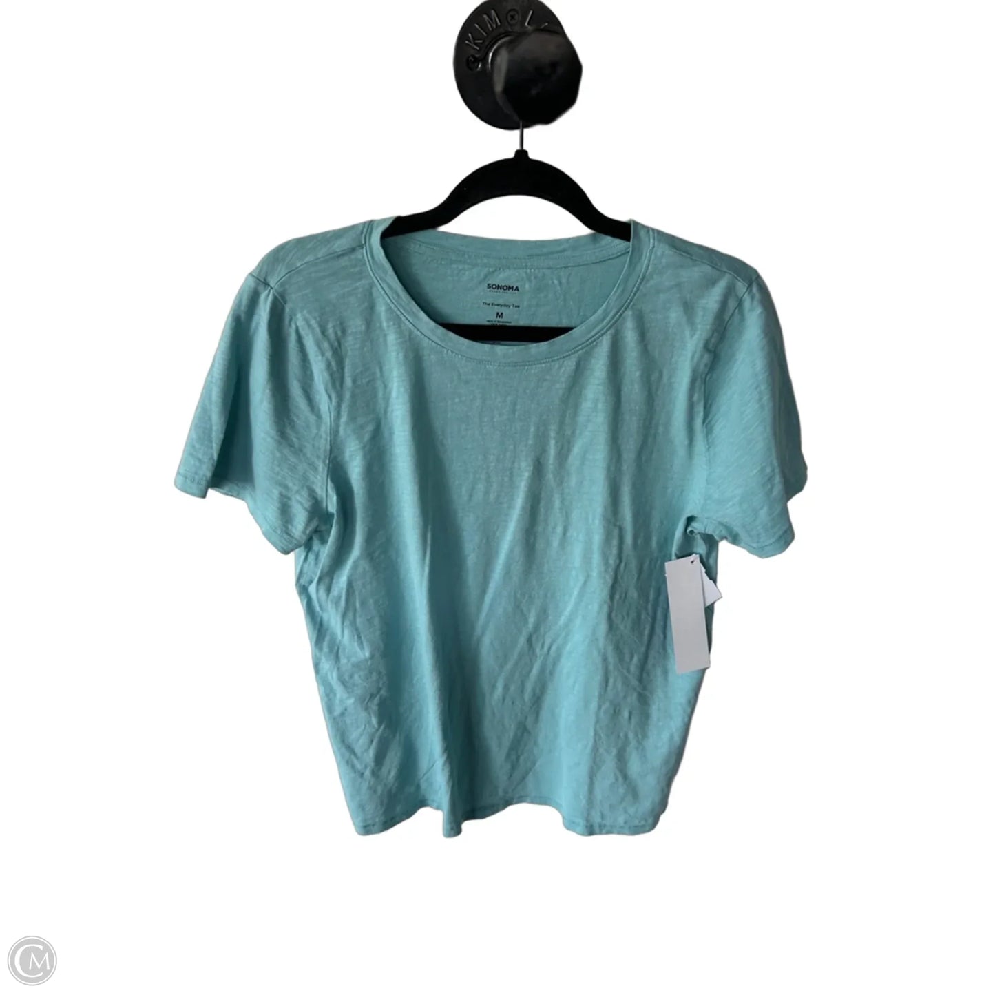 Top Short Sleeve Basic By Sonoma In Blue, Size: M