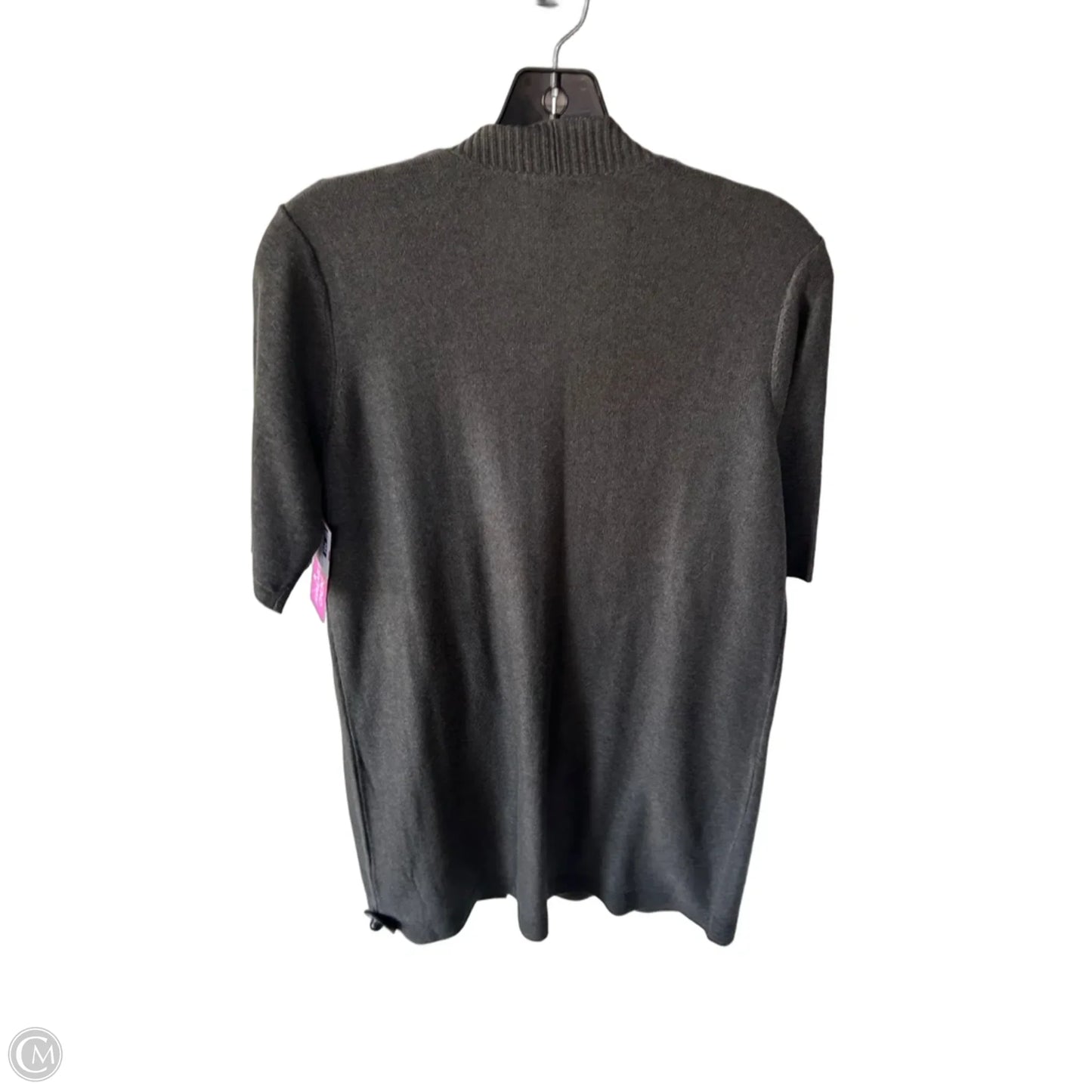 Sweater Cardigan By Eileen Fisher In Grey, Size: S