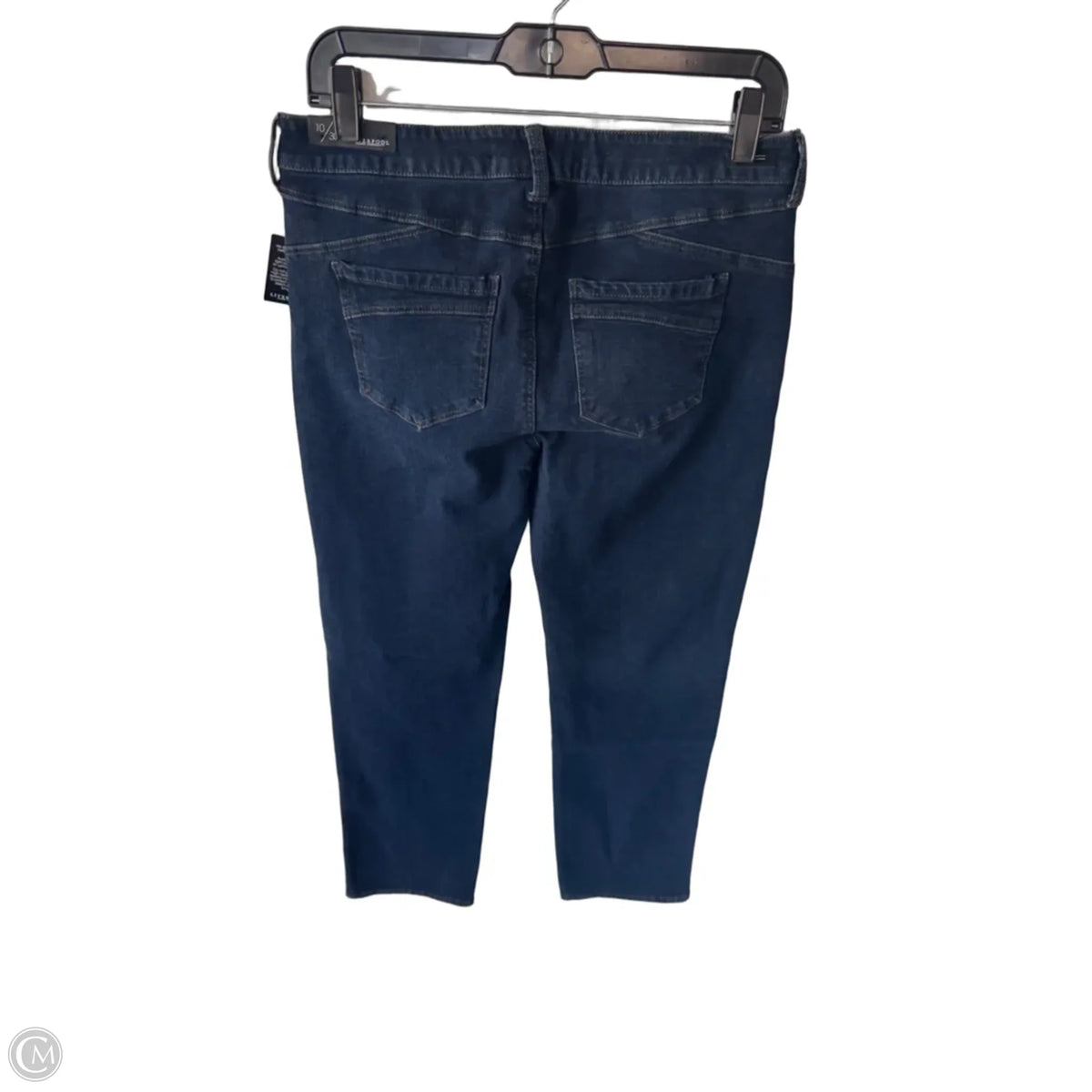 Jeans Straight By Liverpool In Blue Denim, Size: 10