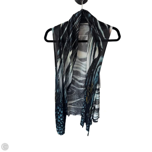 Vest Sweater By Adore In Black & Blue, Size: M