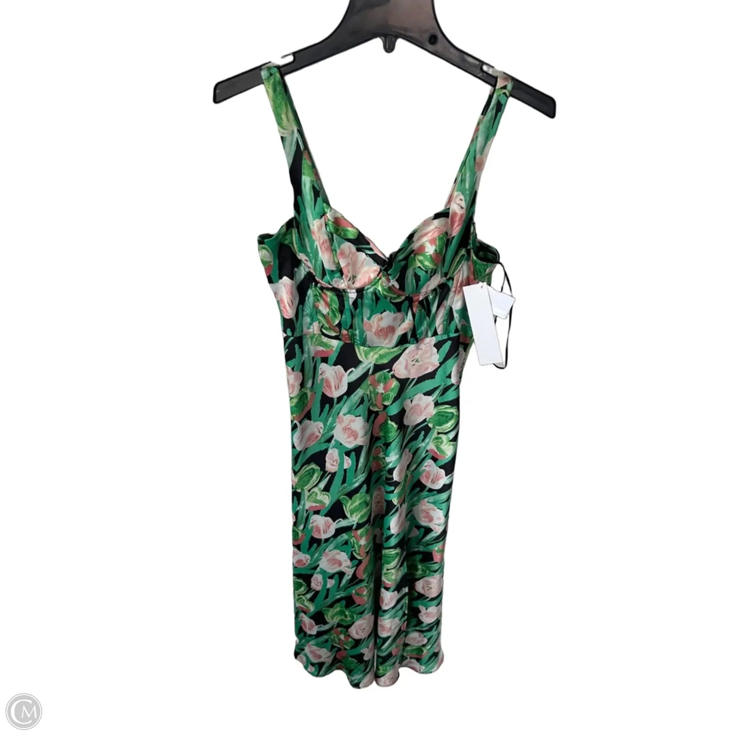Dress Party Long By Astr The Label In Black & Green, Size: M