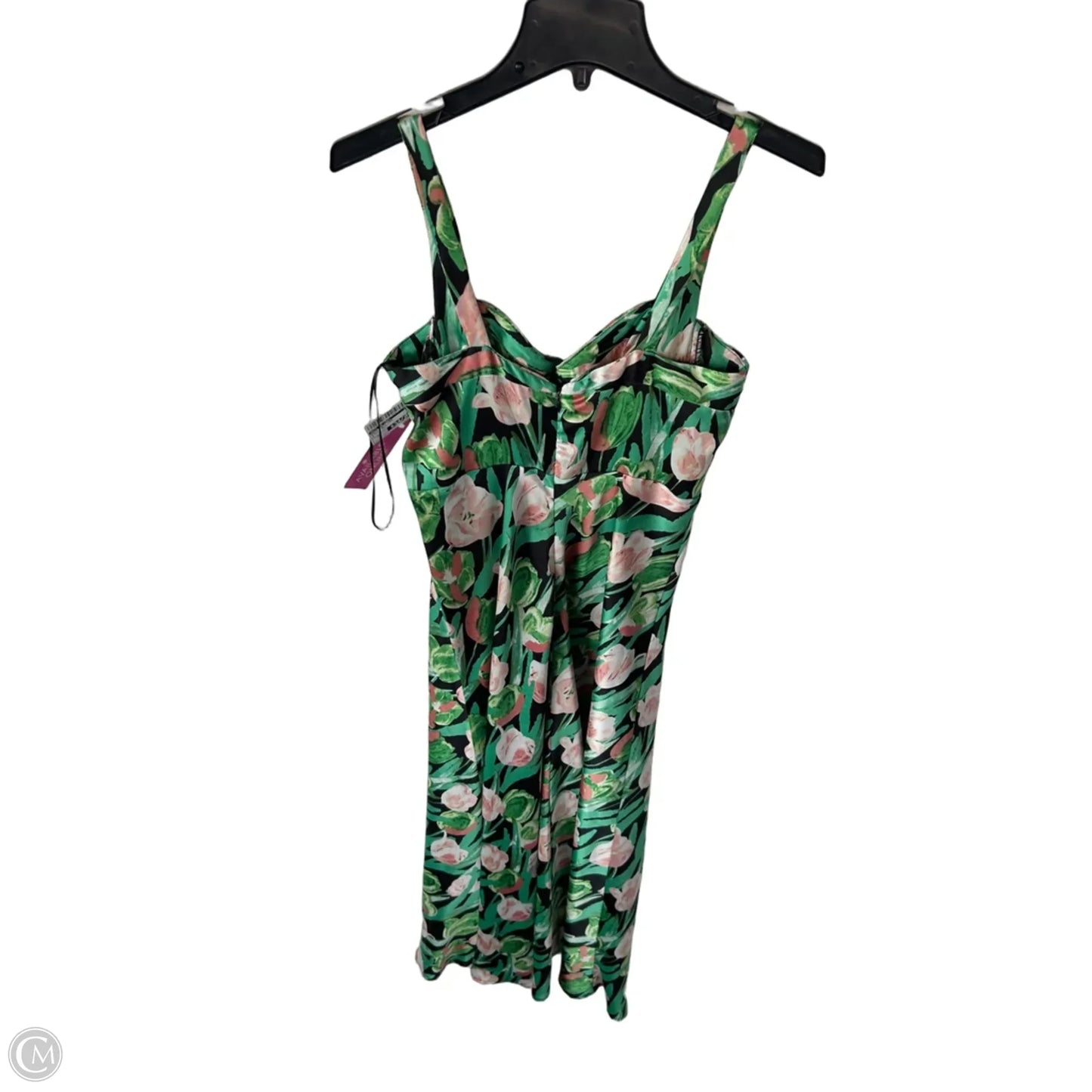 Dress Party Long By Astr The Label In Black & Green, Size: M