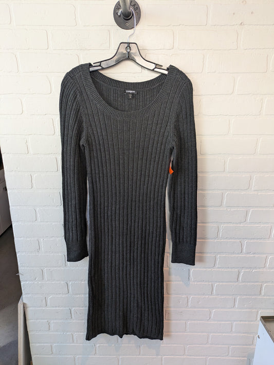 Dress Sweater By Express In Grey, Size: M