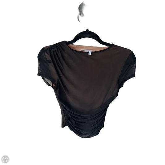 Top Short Sleeve By Asos In Black, Size: S